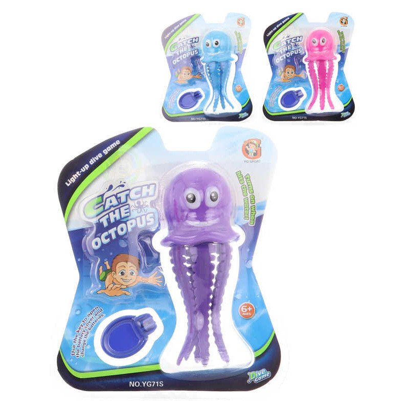 Chobotnice na potápění do vody na baterie Světlo 3 barvy