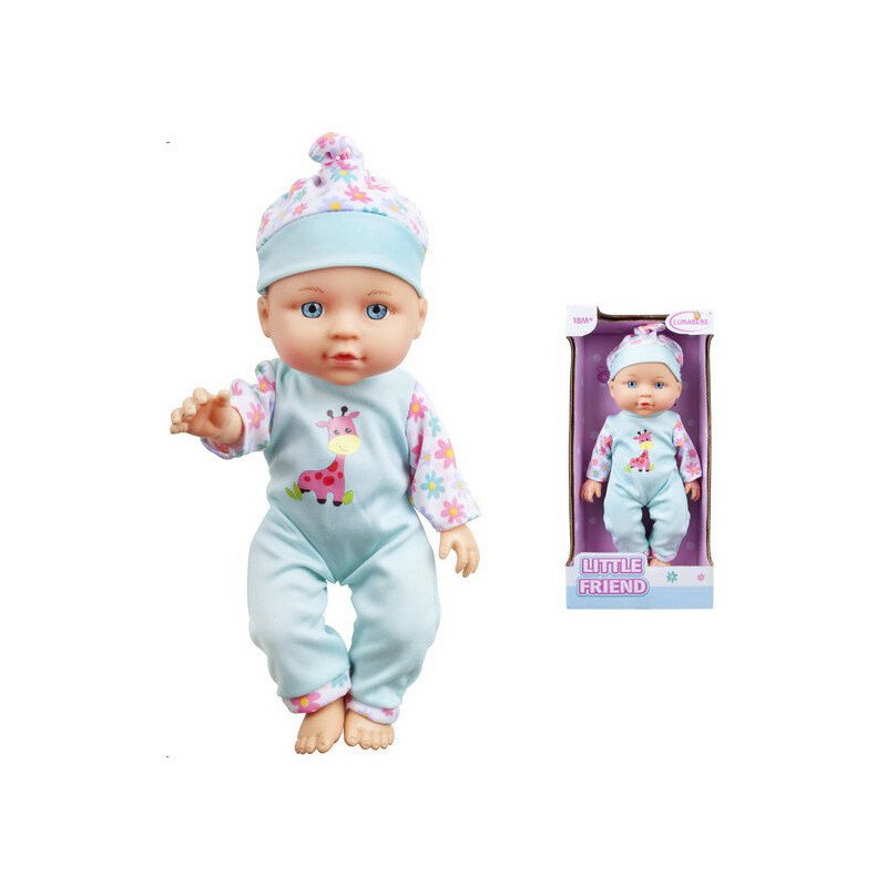 Panenka baby miminko 28cm batole v oblečku v krabici