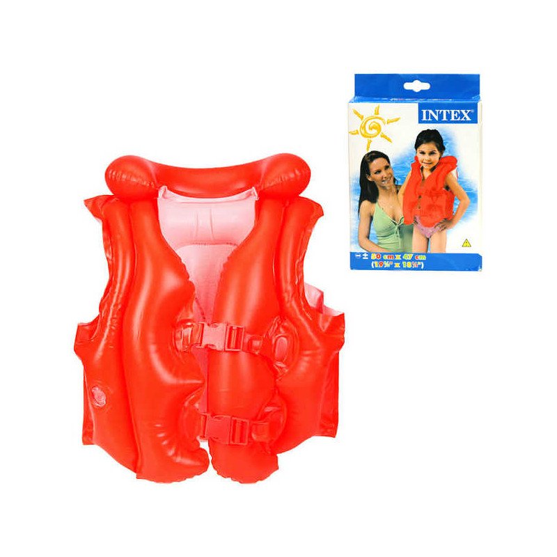 INTEX Vesta plavací nafukovací červená 3 - 6 let - plavací