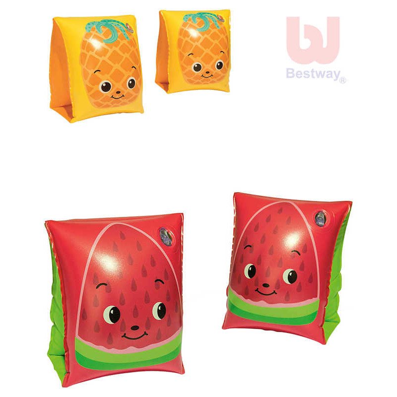 BESTWAY Rukávky nafukovací 23x15cm ovoce plavací kridélka do vody 32042