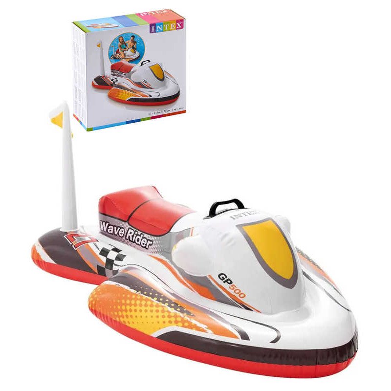 INTEX Nafukovací vozítko 117x77cm skútr dětské plavidlo do vody 57520