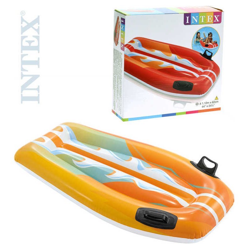 INTEX Lehátko s úchyty (matrace) nafukovací 112x62cm do vody 58165 2 barvy