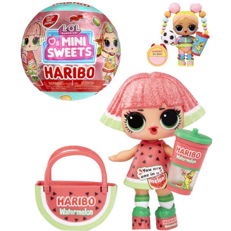L.O.L. Surprise! Panenka Loves Mini Sweets Haribo s prekvapením 9 druhů v kouli