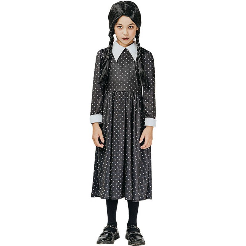 KARNEVAL Šaty gotická dívka vel. M (120-130cm) 5-9 let KOSTÝM