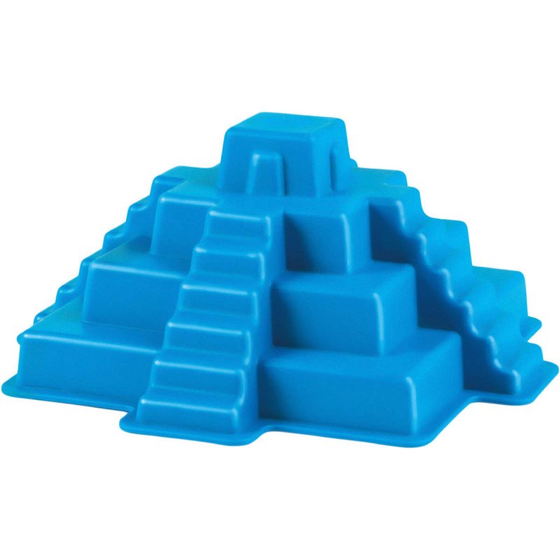 HAPE Bábovka Májská pyramida modrá baby formička na písek plast