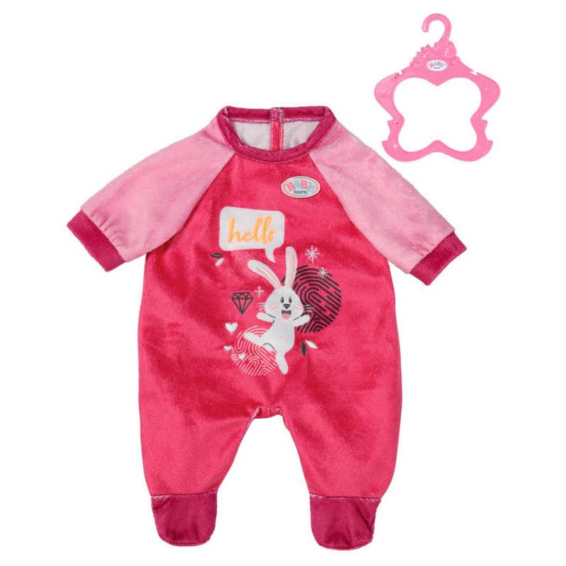 ZAPF BABY BORN Sametové dupačky růžové 43cm pro panenku miminko