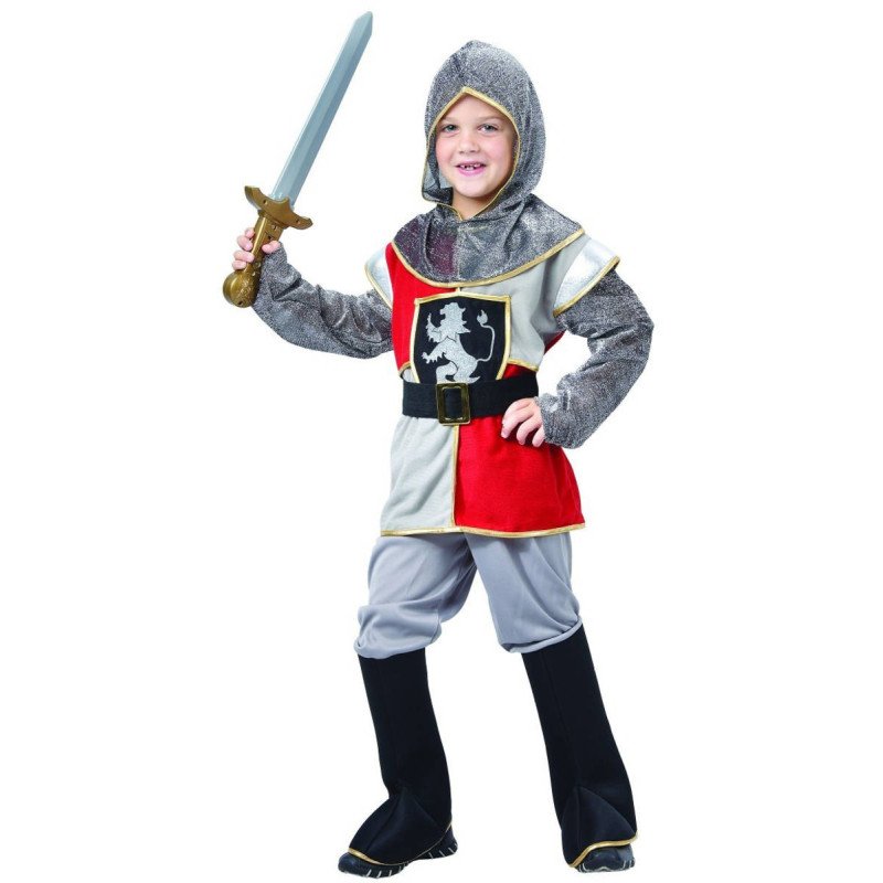KARNEVAL Šaty rytír vel.S (110-120cm) 4-6 let KOSTÝM
