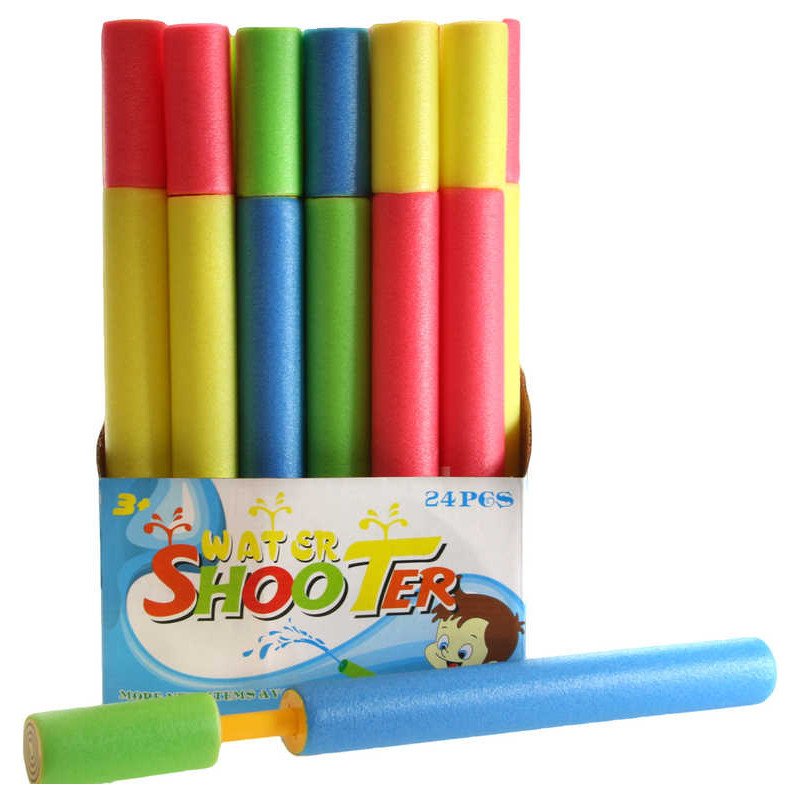 Vodní soft měkká pěnová trubice 40cm PĚNOVÉ DĚLO do vody 4 barvy