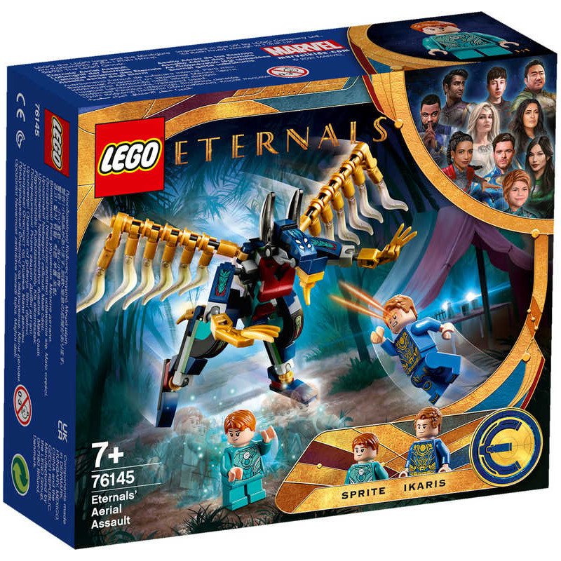 LEGO SUPER HEROES Letecký útok Eternalů 76145 STAVEBNICE