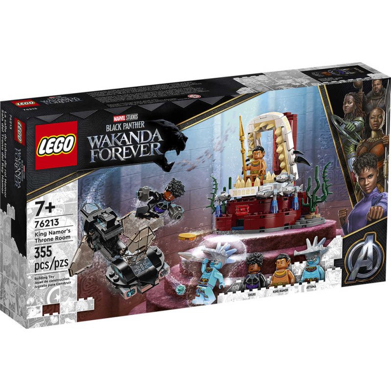LEGO MARVEL Black Panther: Trůnní sál krále Namora 76213 STAVEBNICE