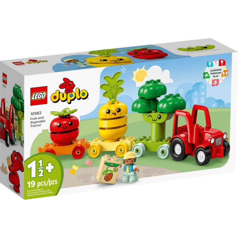 LEGO DUPLO Traktor se zeleninou a ovocem 10982 STAVEBNICE