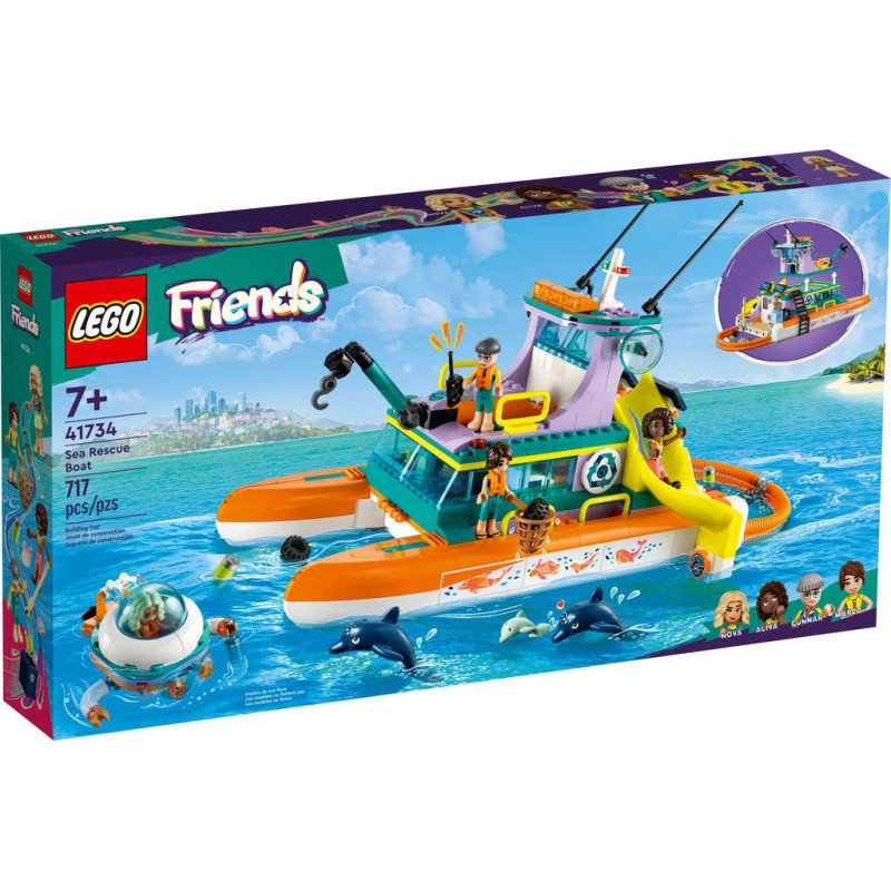 LEGO FRIENDS Námorní záchranárská loď 41734 STAVEBNICE