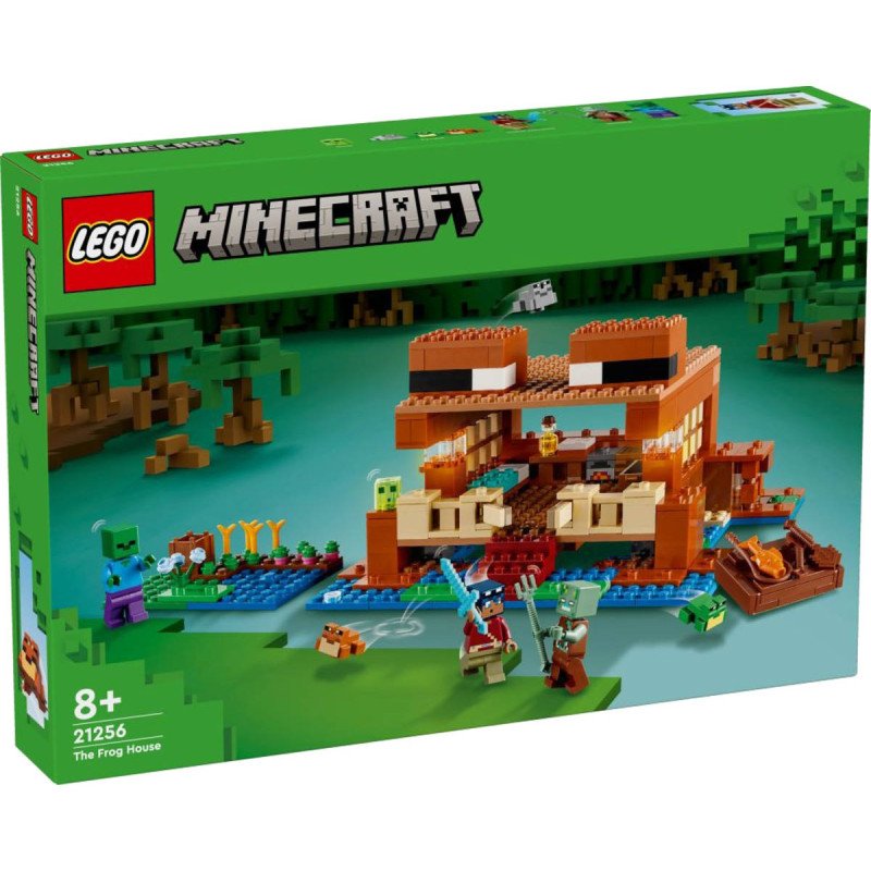 LEGO MINECRAFT Žabí domek 21256 STAVEBNICE