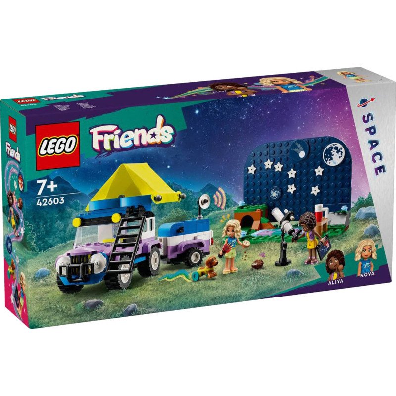 LEGO FRIENDS Auto karavan na pozorování hvězd 42603 STAVEBNICE