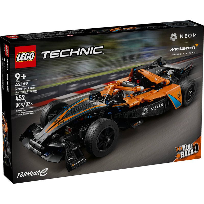 LEGO TECHNIC NEOM Auto McLaren Formula E Race Car 42169 STAVEBNICE