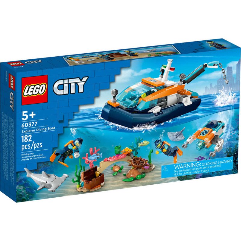 LEGO CITY Průzkumná ponorka potápěčů 60377 STAVEBNICE