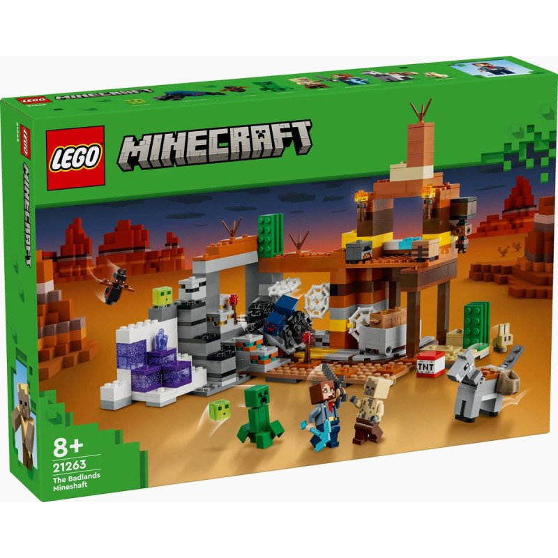 LEGO MINECRAFT Důlní šachta v pustině 21263 STAVEBNICE