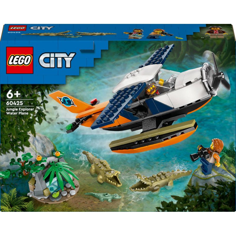 LEGO CITY Hydroplán na průzkum džungle 60425 STAVEBNICE