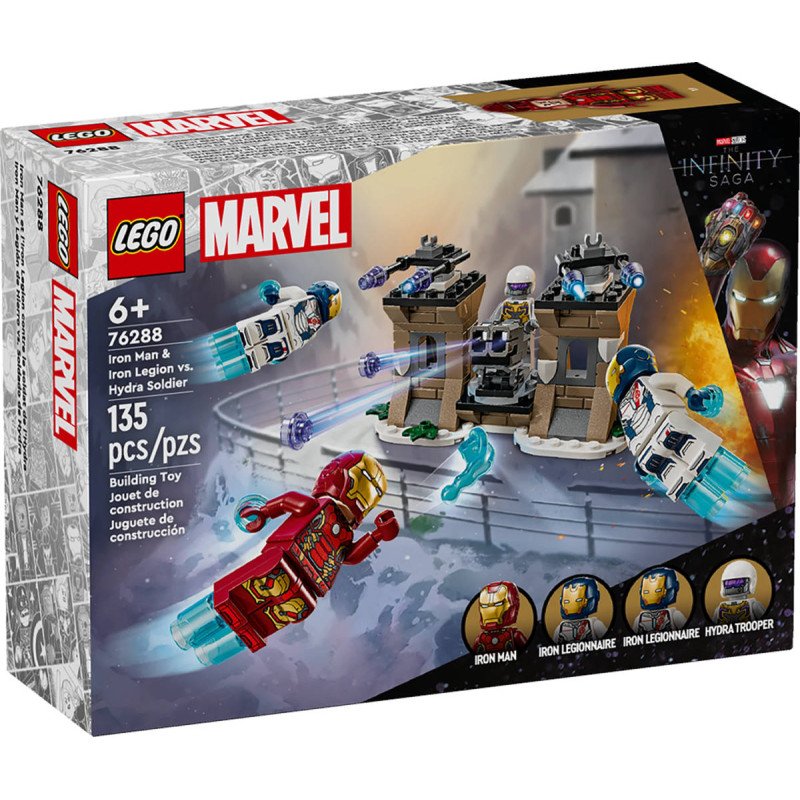LEGO MARVEL Iron Man a Železná legie vs. voják Hydry 76288 STAVEBNICE