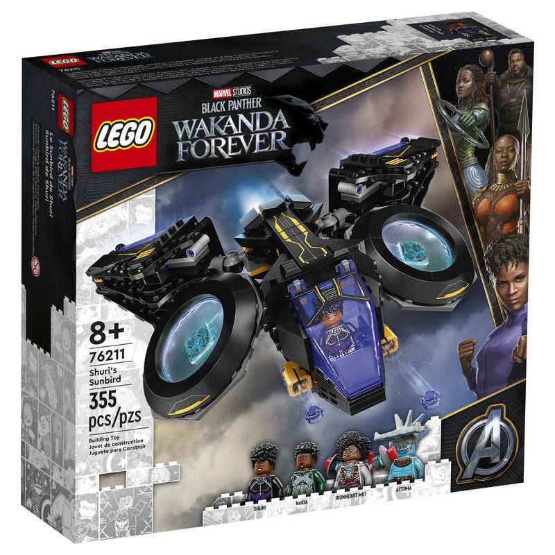 LEGO MARVEL Black Panther: Shuriin tryskáč Sunbird 76211 STAVEBNICE