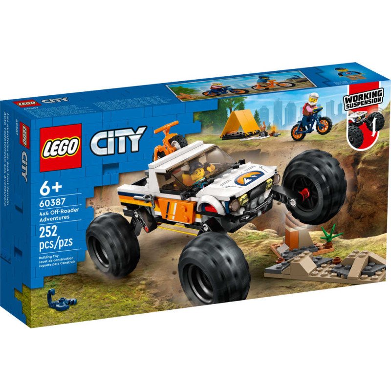 LEGO CITY Dobrodružství s teréňákem 4x4 60387 STAVEBNICE
