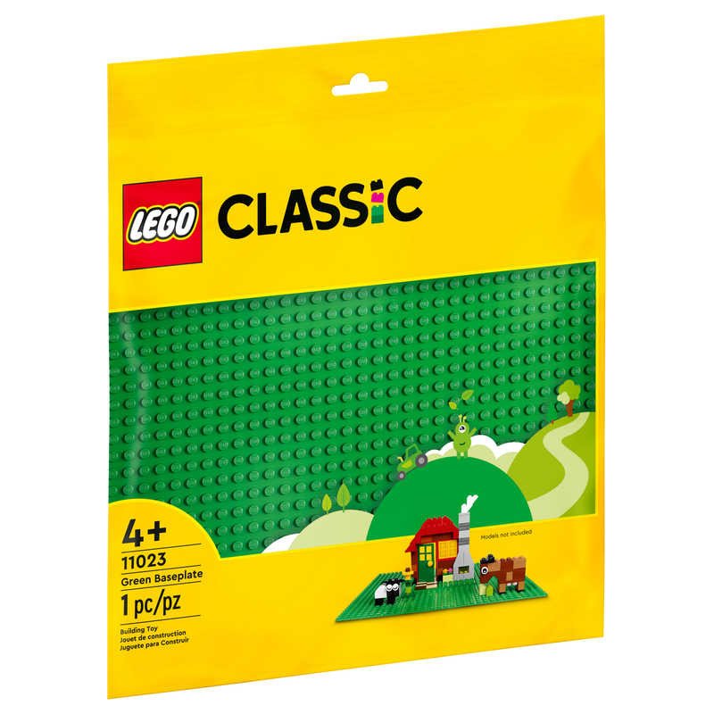 LEGO CLASSIC Podložka zelená ke stavebnicím 25,5x25,5cm 11023