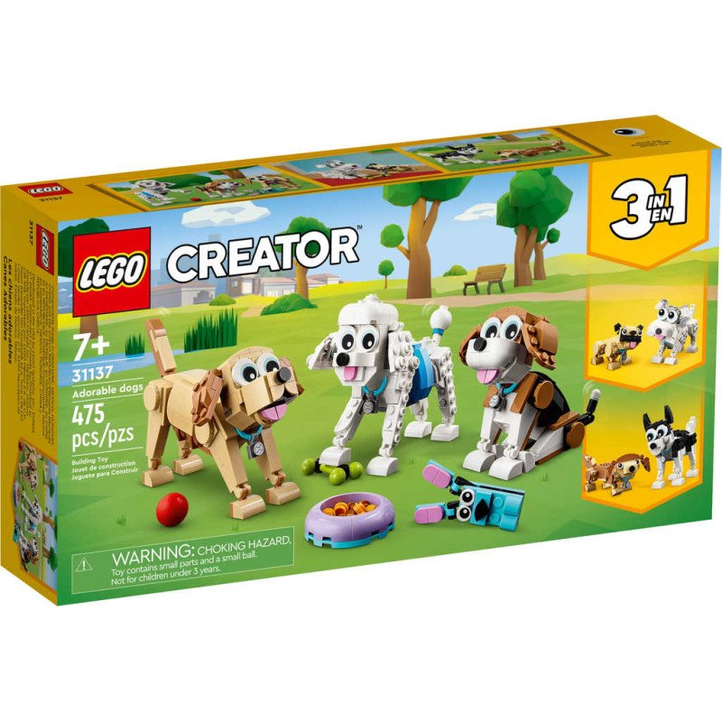 LEGO CREATOR Roztomilí pejsci 31137 STAVEBNICE