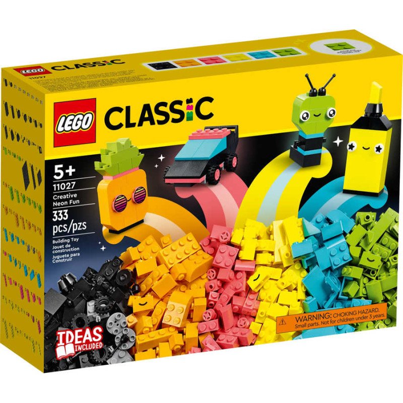 LEGO CLASSIC Neonová kreativní zábava 11027 STAVEBNICE