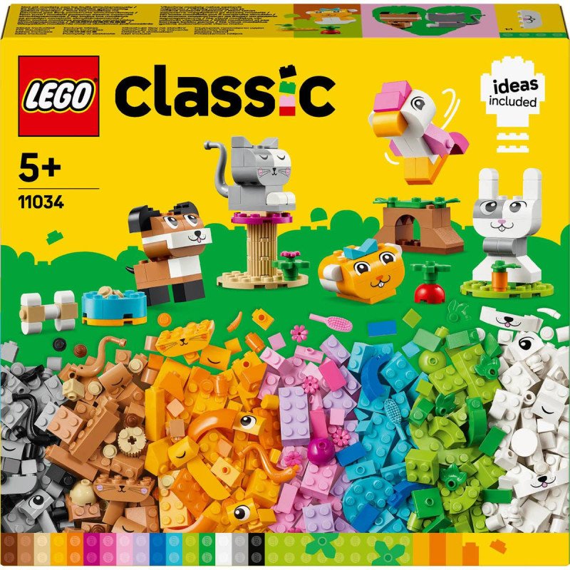 LEGO CLASSIC Tvoriví mazlíčci 11034 STAVEBNICE