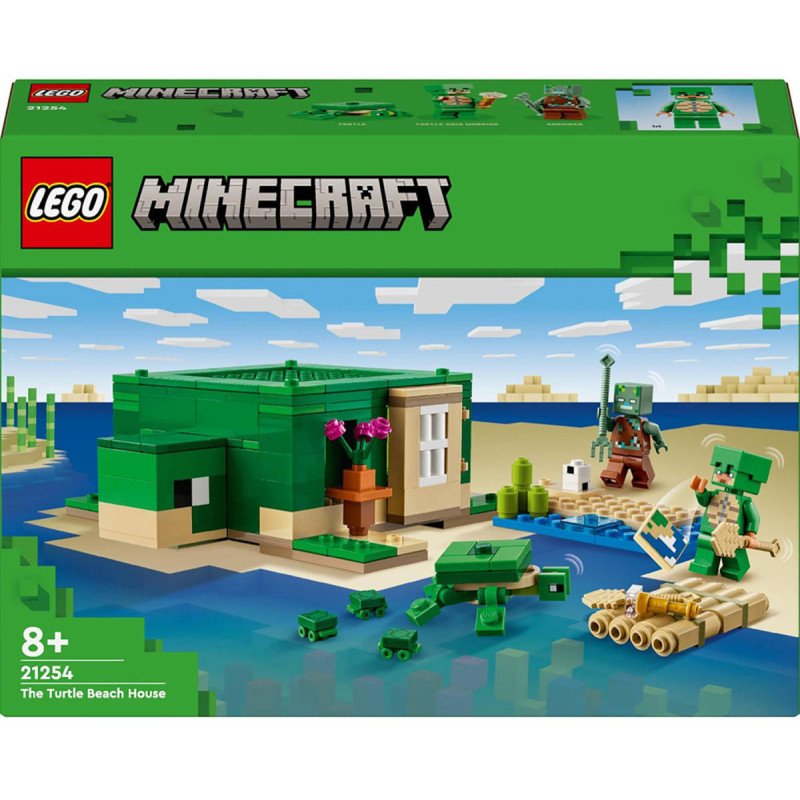LEGO MINECRAFT Želví domek na pláži 21254 STAVEBNICE