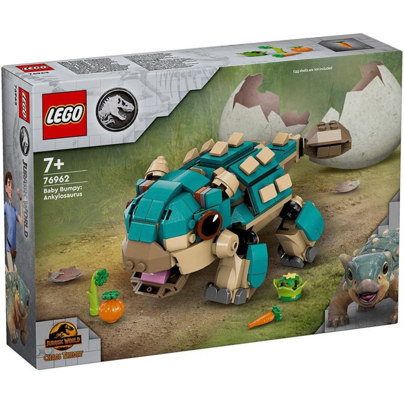 LEGO JURASSIC WORLD Malá Bumpy: Ankylosaurus 76962 STAVEBNICE