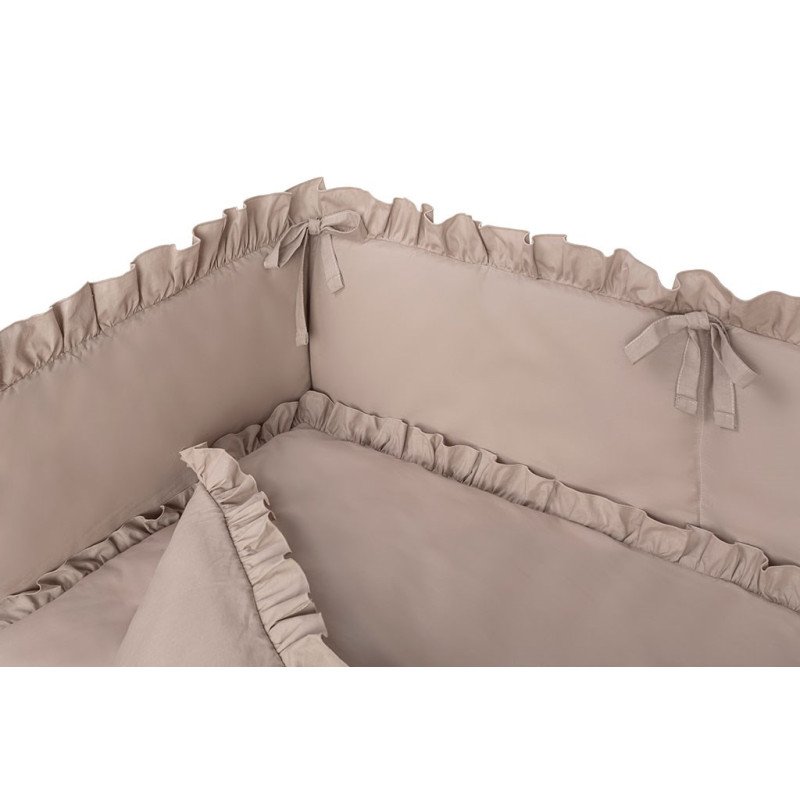 3-dielne posteľné obliečky Belisima PURE 100/135 latte