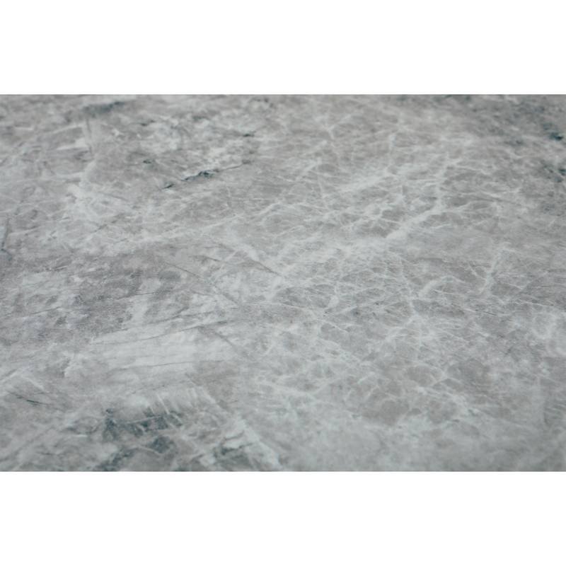Autronic - Stůl konferenční, deska slinutá keramika 120x60, šedý mramor, nohy černý kov - AHG-288 GREY VÝPRODEJ
