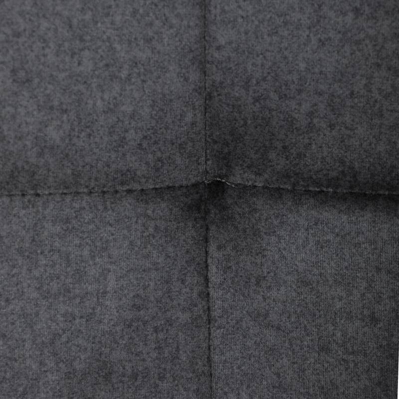 Autronic - Židle barová, šedá látka, čtyřnohá kovová podnož, černý mat - AUB-X7015 GREY2 AKCE