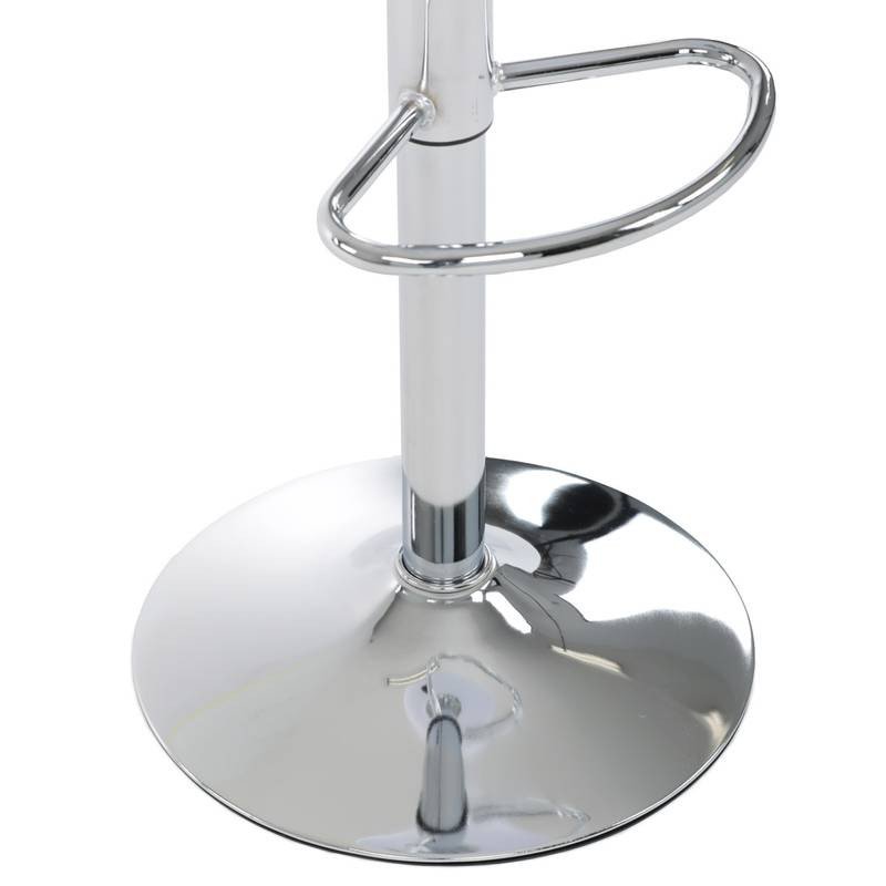 Autronic - Židle barová, bílá, plast, AUB-X7055 WT - AUB-X7055 WT AKCE NOVINKA