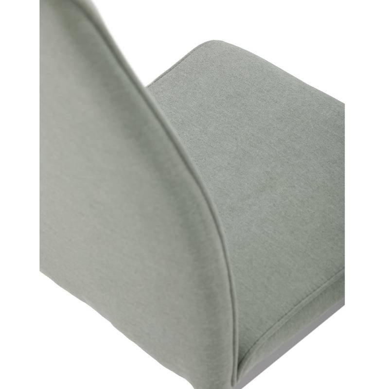 Autronic - Židle jídelní, zelená látka, šedé kovové nohy - DCL-379 GRN2 AKCE