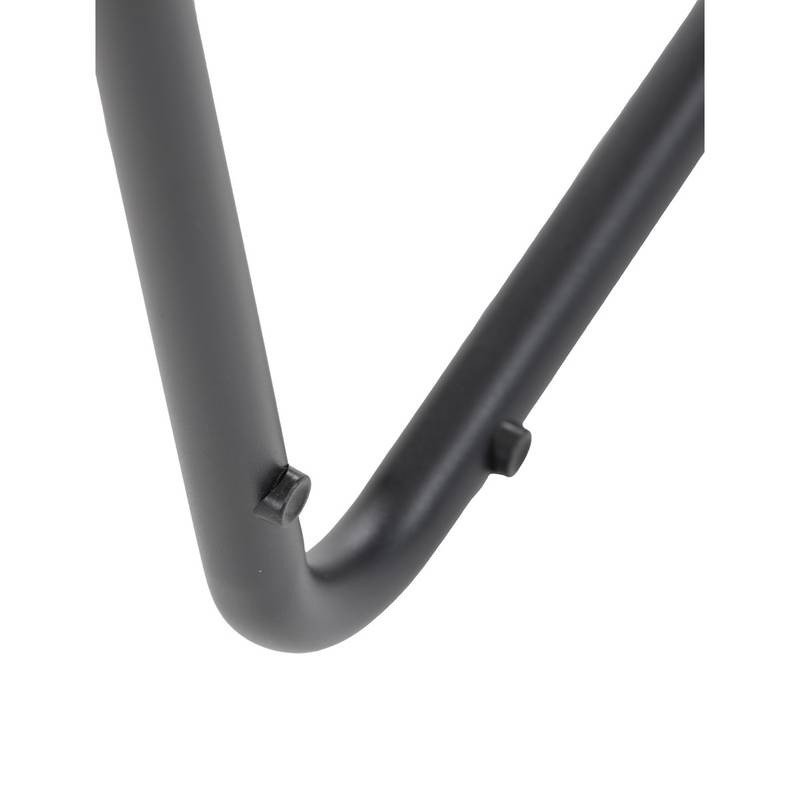 Autronic - Židle jídelní, taštičkové pružiny v sedáku, madlo na opěráku, krémová látka, černý kov - DCL-P3107 CRM