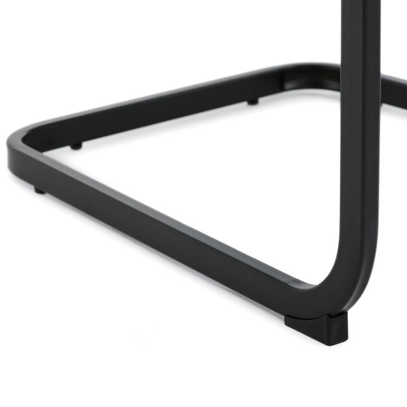 Autronic - Židle jídelní, šedá látka, černý kov - DCL-X7018 GREY2 AKCE