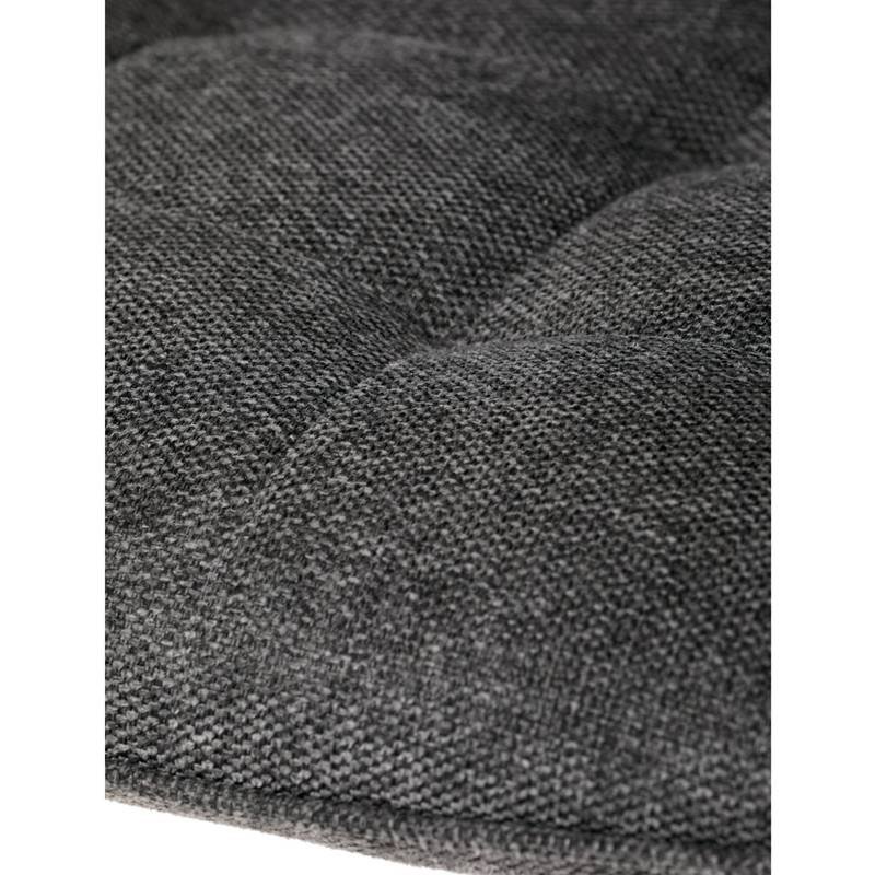 Autronic - Židle jídelní, šedá látka, černé kovové nohy - HC-462 GREY2