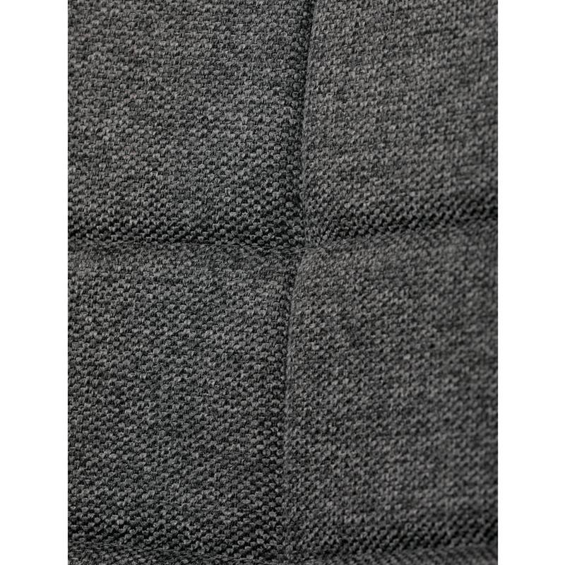 Autronic - Židle jídelní, šedá látka, černé kovové nohy - HC-462 GREY2