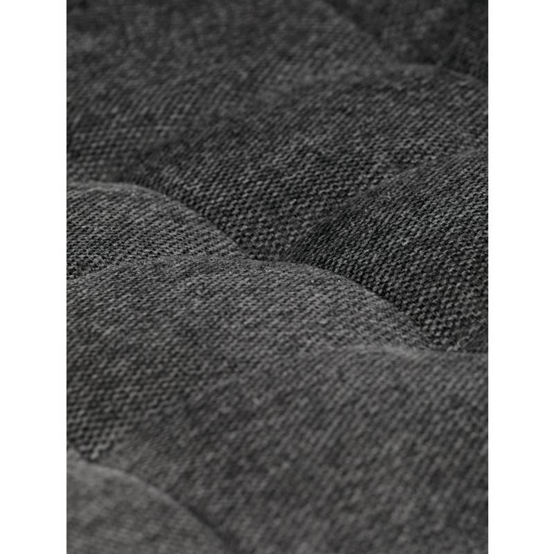 Autronic - Židle jídelní, šedá látka, černé kovové nohy - HC-462 GREY2