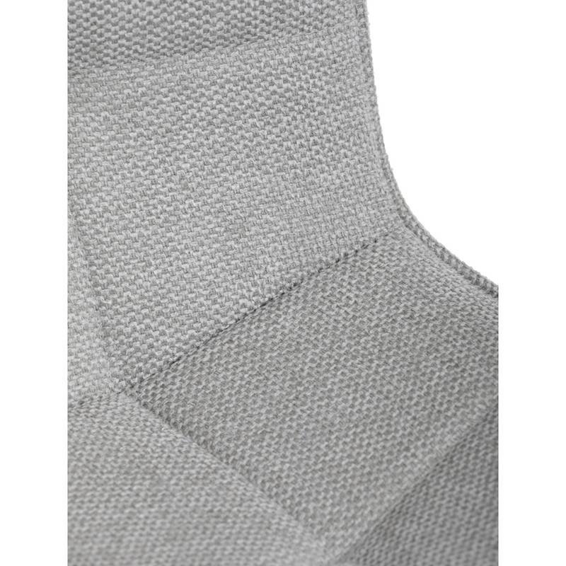 Autronic - Židle jídelní, stříbrná látka, černé kovové nohy - HC-462 SIL2 NOVINKA