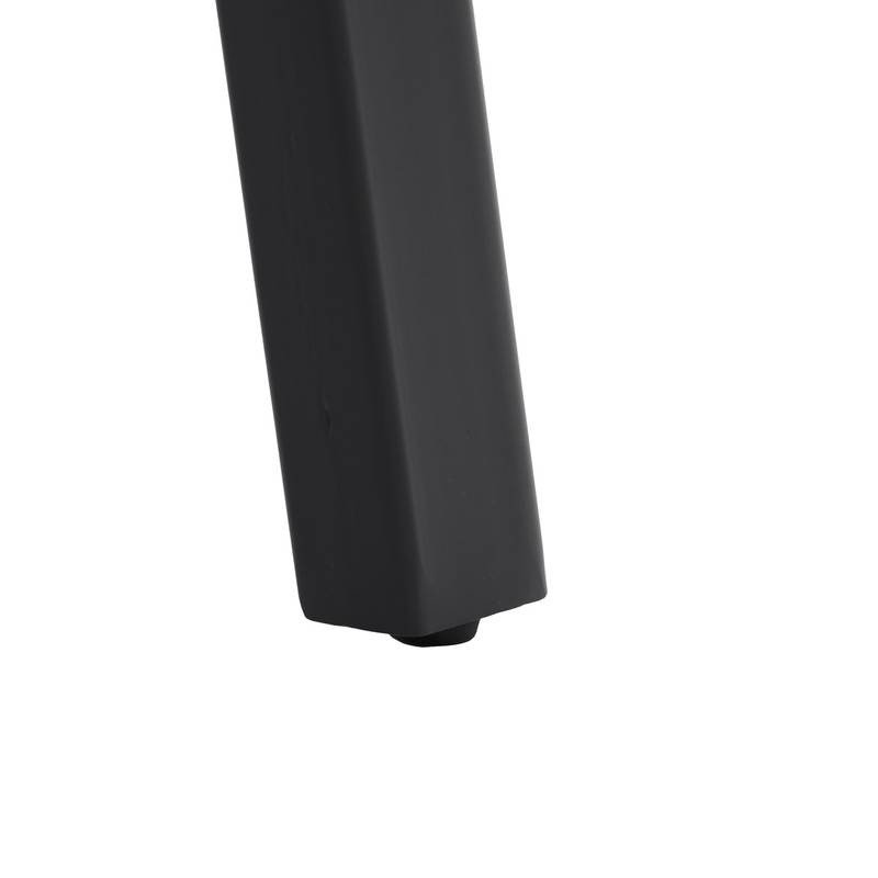 Autronic - Stůl jídelní 140x80 cm, MDF deska, Melamine dekor dub, kov, černý lak - HT-531 OAK NOVINKA