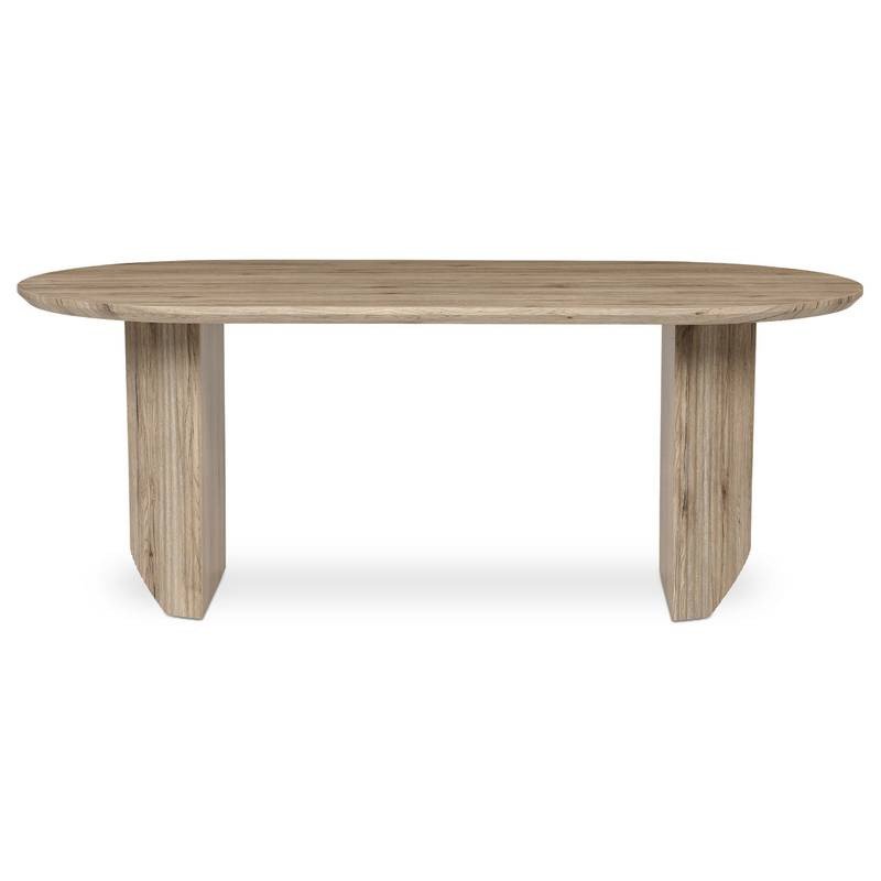 Autronic - Stůl jídelní, 200x100x76 cm, MDF deska, 3D dekor dub san remo. - HT-W1578 SRE NOVINKA