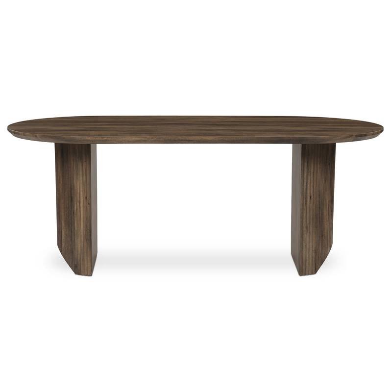 Autronic - Stůl jídelní, 200x100x77 cm, MDF deska, 3D dekor ořech. - HT-W1578 WAL NOVINKA
