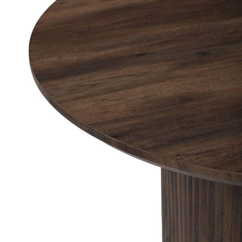 Autronic - Stůl jídelní, 200x100x77 cm, MDF deska, 3D dekor ořech. - HT-W1578 WAL NOVINKA