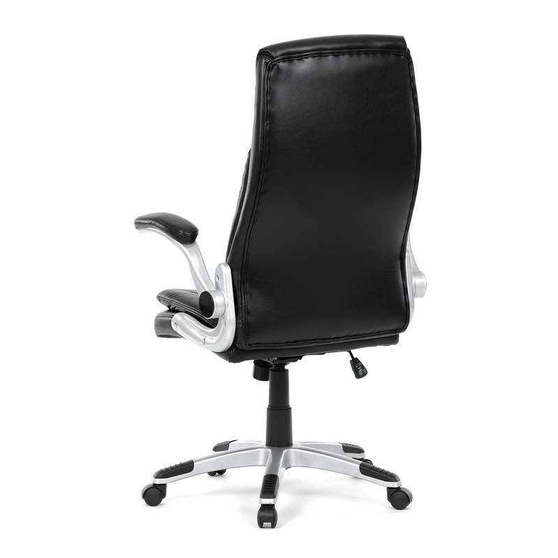 Autronic - Křeslo kancelářské, černá ekokůže, houpací mechanismus - KA-F1218 BK NOVINKA