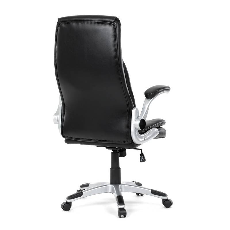Autronic - Křeslo kancelářské, černá ekokůže, houpací mechanismus - KA-F1218 BK NOVINKA