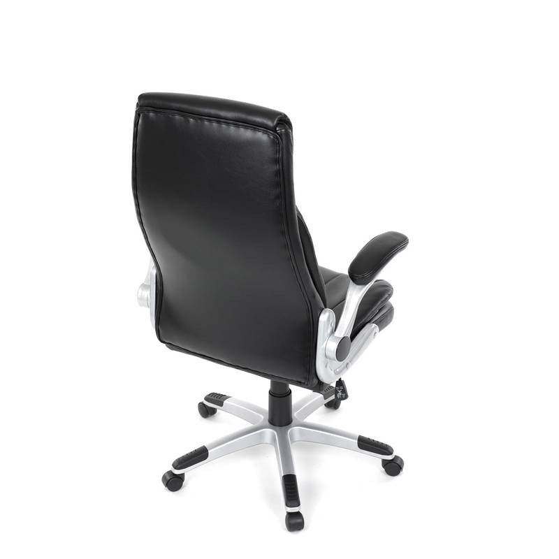 Autronic - Křeslo kancelářské, černá ekokůže, houpací mechanismus - KA-F1218 BK NOVINKA