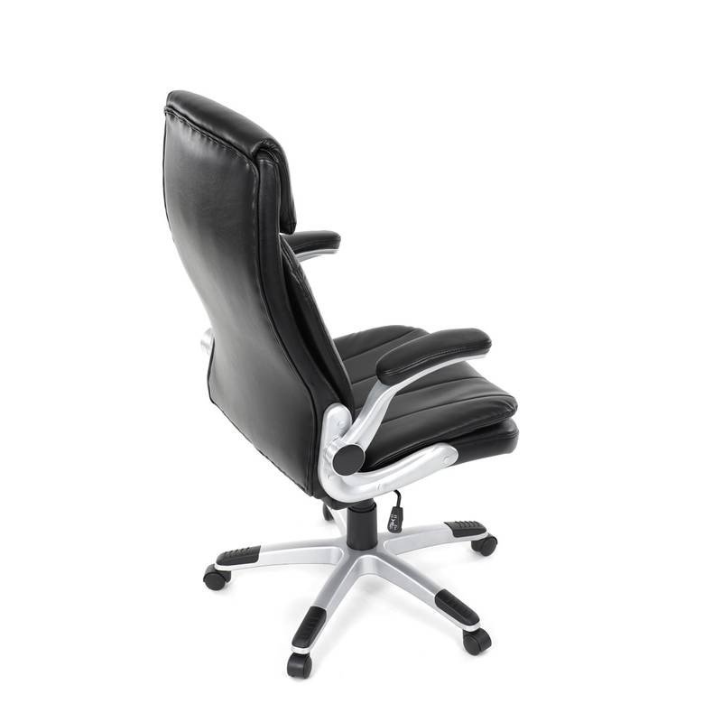 Autronic - Křeslo kancelářské, černá ekokůže, houpací mechanismus - KA-F1218 BK NOVINKA